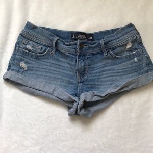 Hollister size 3 jeans shorts